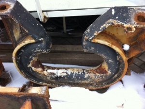 Open chock mooring lines